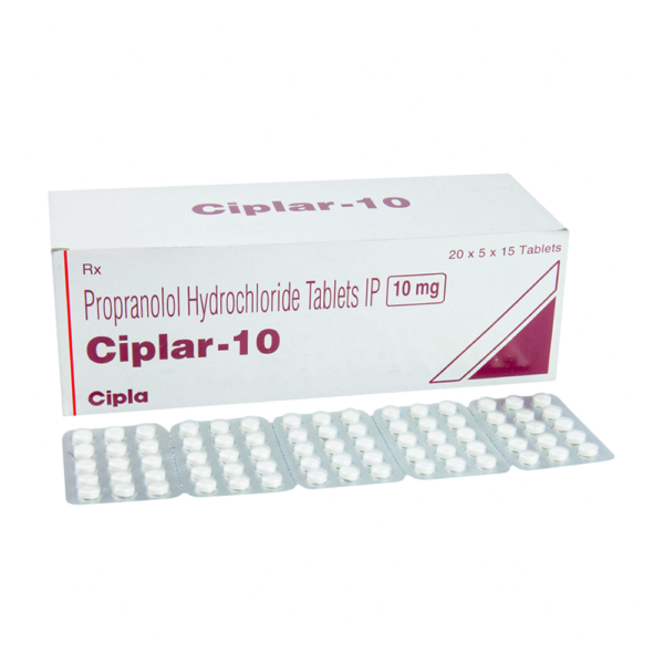 Ciplar - 10 (Inderal)10 Mg - 1500 tablets