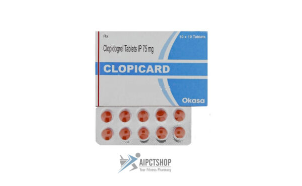 Clopicard (Plavix)75 mg - 100 tablet