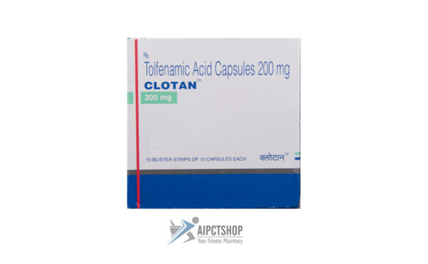 Clotan - Tolfenamic Acid 200 mg - 100 tablet