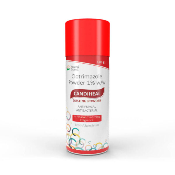 Clotrimazole 1% Dusting Powder (Candiheal Dusting Powder) – 100 gm