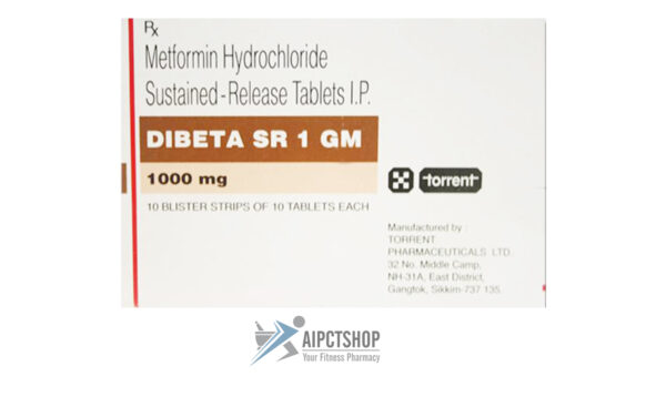 DIBETA SR (Glucophage XR)1000?mg - 100 tablet