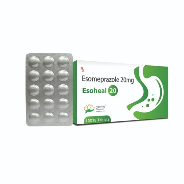 Esomeprazole 20mg (Esoheal 20) - 15 Tablets
