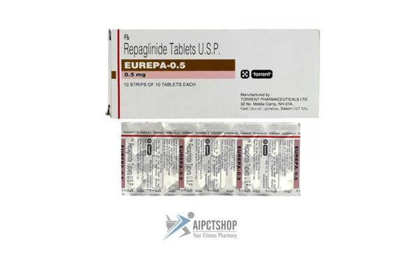 Eurepa (Repaglinide) 0.5mg - 100 tablet