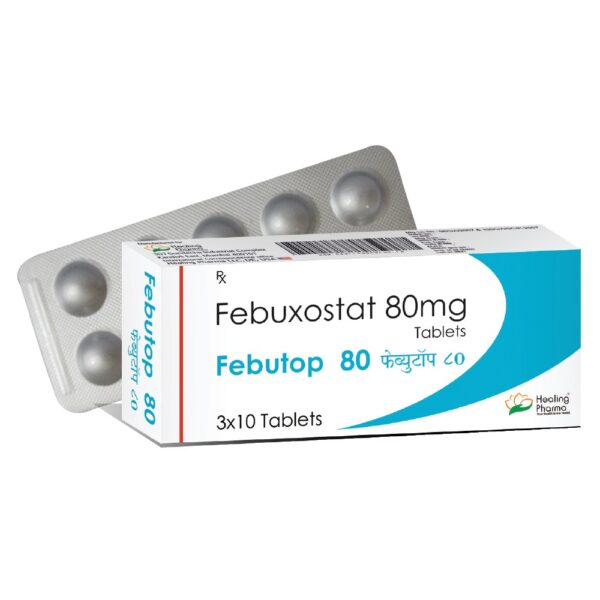 Febuxostat 80mg (Febutop 80) - 10 Tablets
