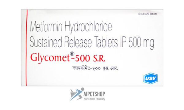 GLYCOMET (Glucophage) 500mg - 500 tablet