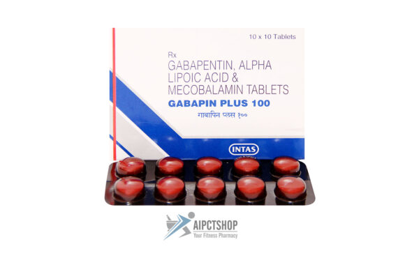 Gabapin Plus (Neurontin Plus) 100Mg/100Mg/500Mcg - 100 tablet
