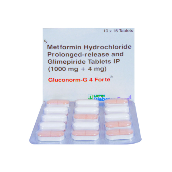 Gluconorm G4 Forte (Amaryl M)4/1000 Mg - 150 tablet
