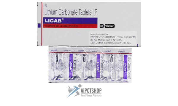 LICAB (Eskalith (Camcolit))300mg - 100 tablet