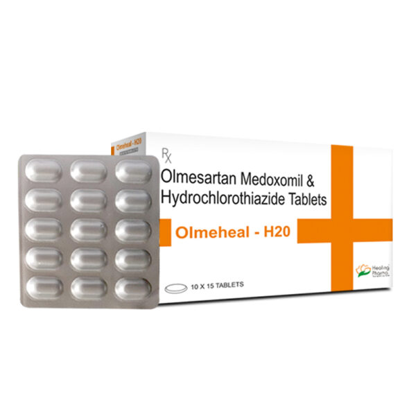 Olmesartan 20mg + HDZ 12.5mg (Olmeheal H 20) - 15 Tablets