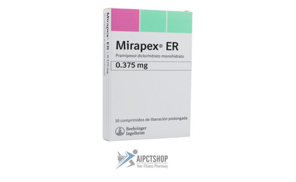 Pramipex ER (Pramipexole ER)0.375mg Mirapex - 30 tablet