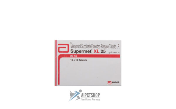 Supermet XL (Toprol XL / Metoprolol) 25?mg - 100 tablets