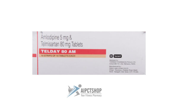 Telday AM (Telmisartan/Amlodipine)80/5mg - 100 tablet