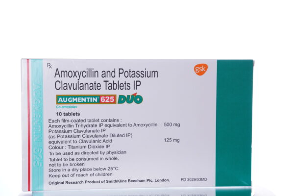 Augmentin 625 - Amoxycillin - 10 tablet