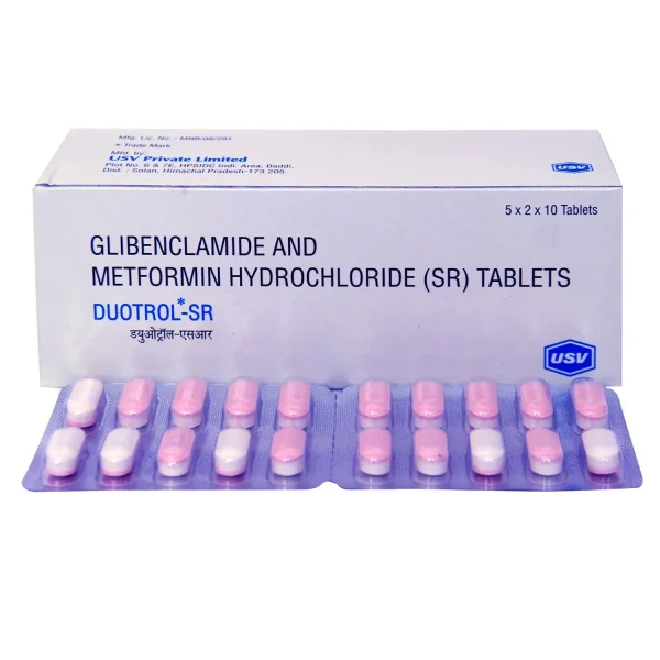 Duotrol SR 5/500 mg - 10 tablets